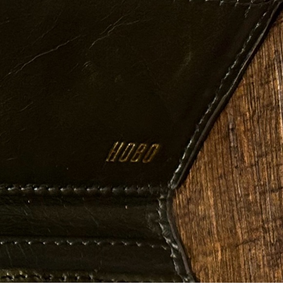 HOBO Dark Green Leather Women's Wallet - Picture 6 of 6
